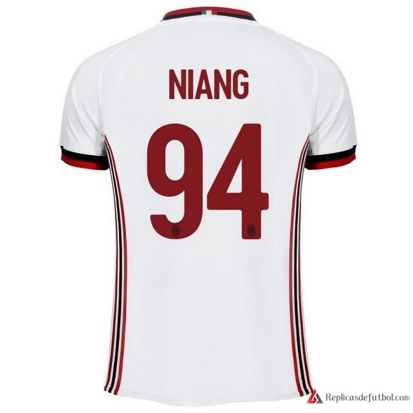 Camiseta Milan Segunda equipación Niang 2017-2018